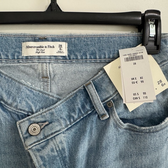 Abercrombie & Fitch Light Blue Denim Jeans - Picture 3 of 4